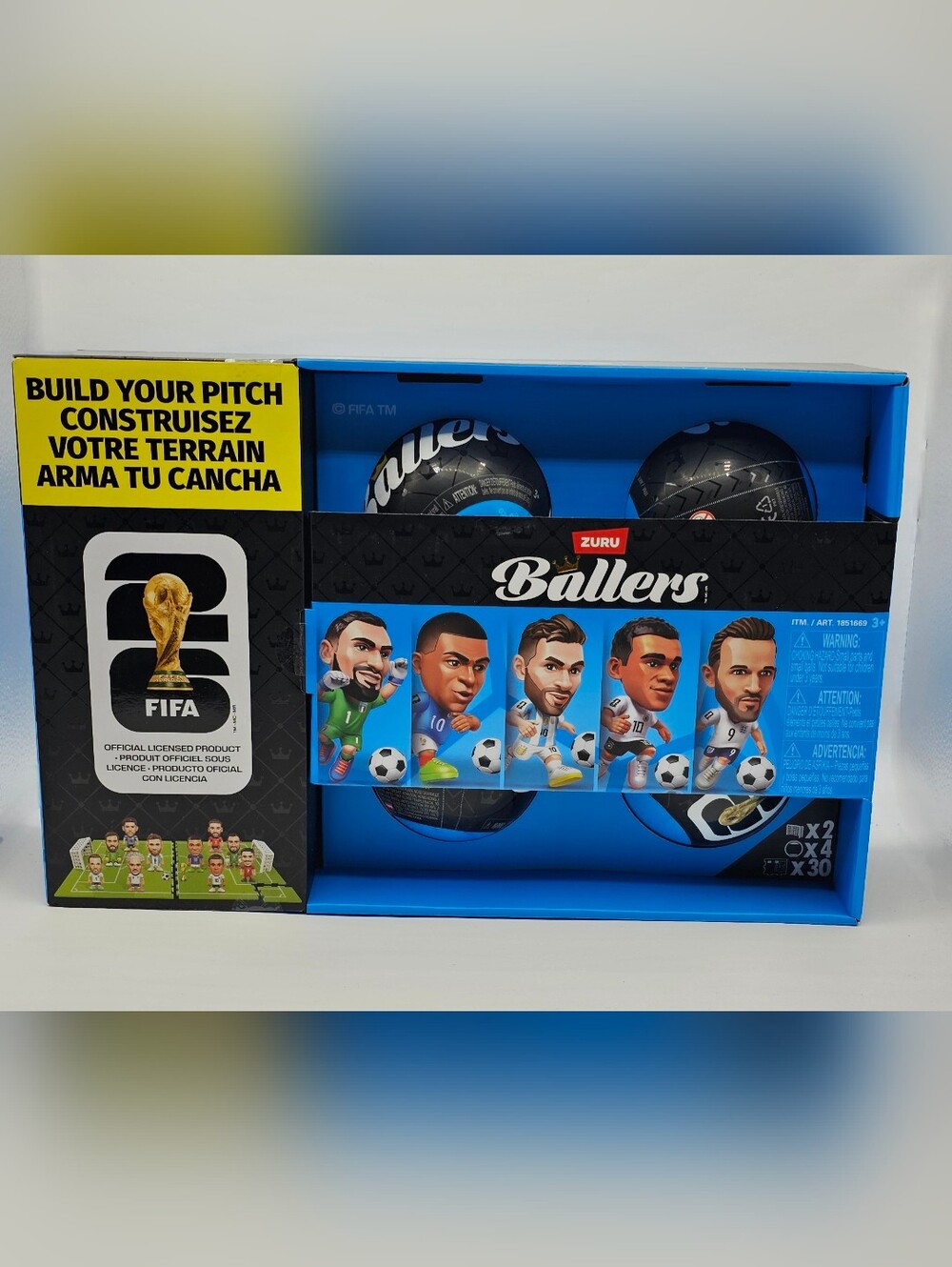 FIFA World Cup 2026 ZURU Ballers 4-Pack Sealed New